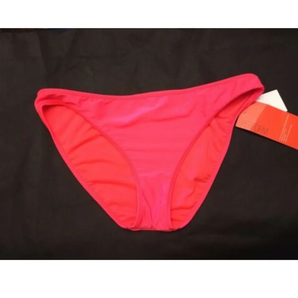 NWT Zella Hipster‎ Bikini Bottoms Neon Coral Samba